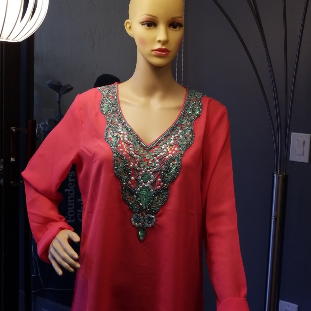 Top blouse coverup
